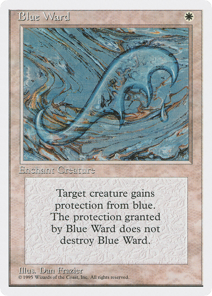 Magic: The Gathering - Blue Ward - Fourth Edition