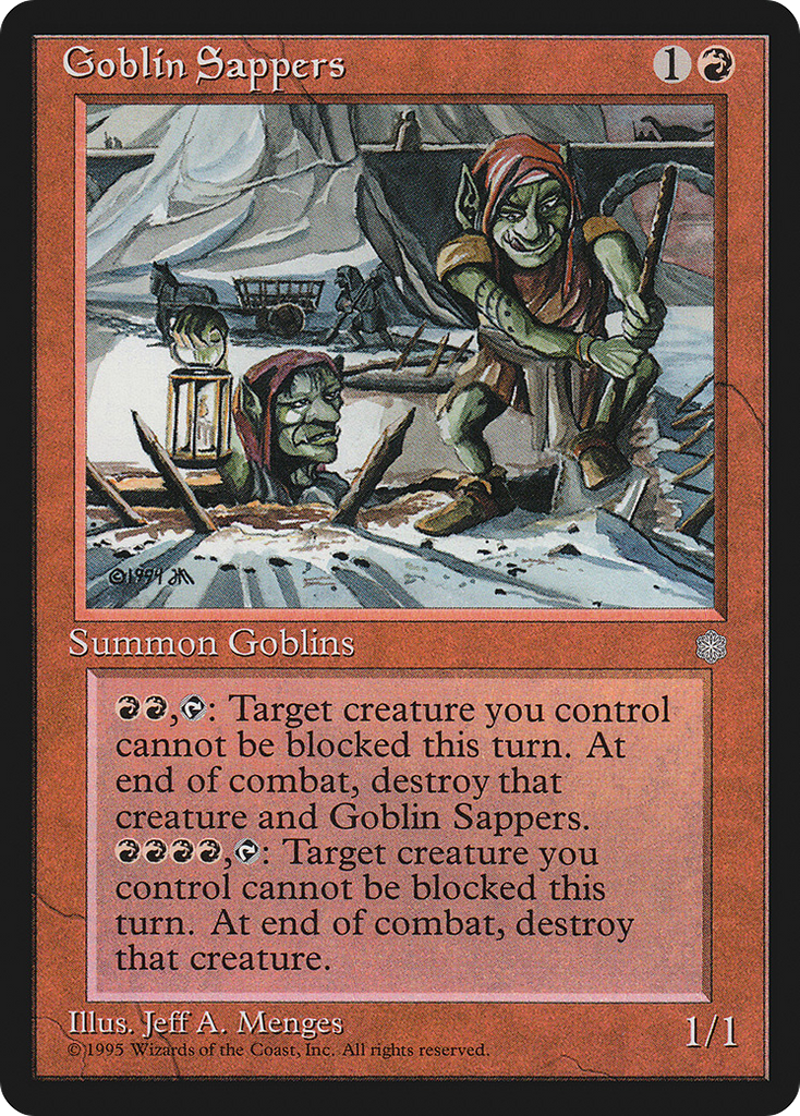 Magic: The Gathering - Goblin Sappers - Ice Age
