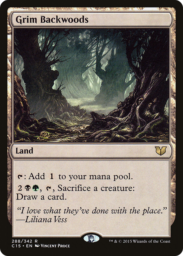 Magic: The Gathering - Grim Backwoods - Commander 2015