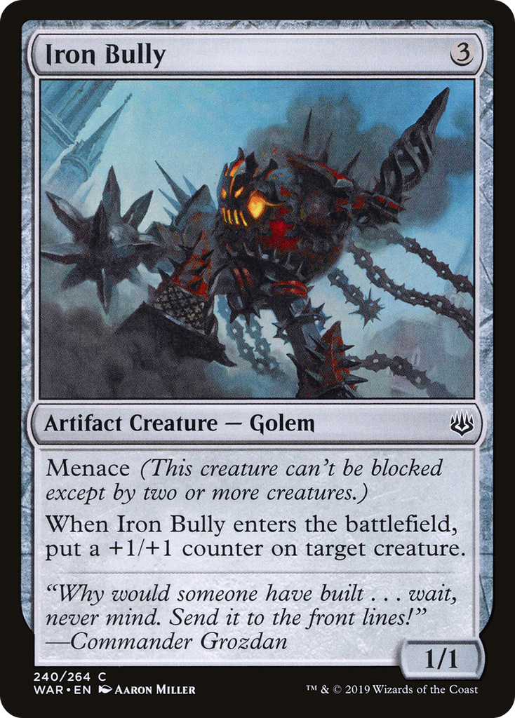 Magic: The Gathering - Iron Bully - War of the Spark