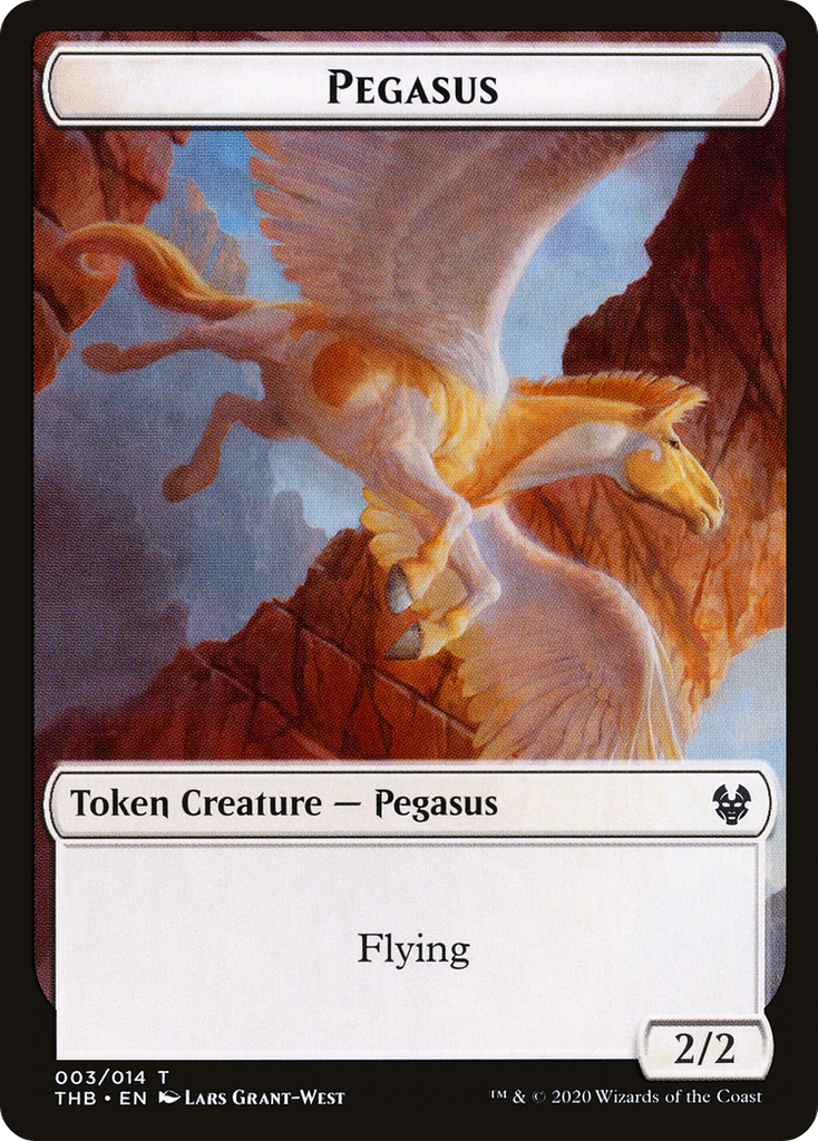 Magic: The Gathering - Pegasus Token - Theros Beyond Death Tokens