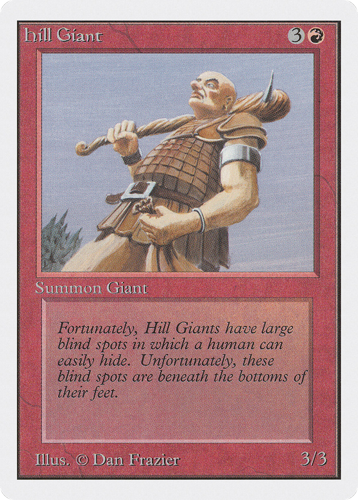 Magic: The Gathering - Hill Giant - Unlimited Edition