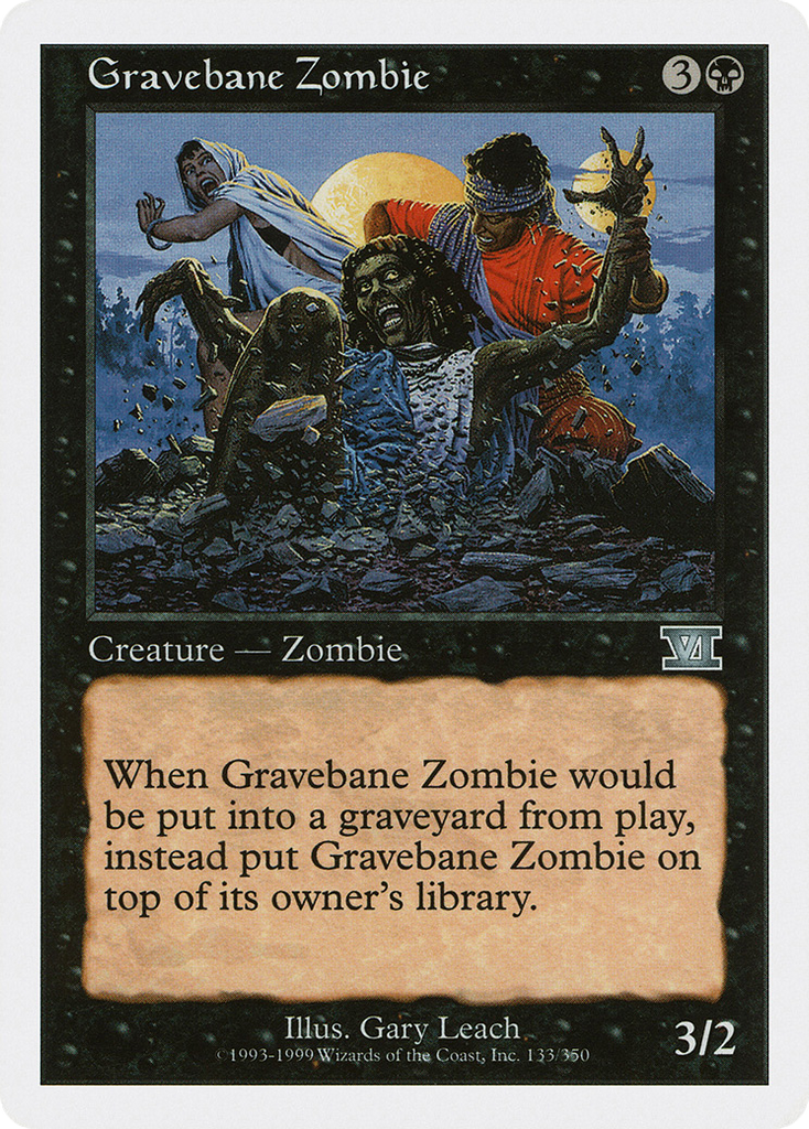 Magic: The Gathering - Gravebane Zombie - Classic Sixth Edition