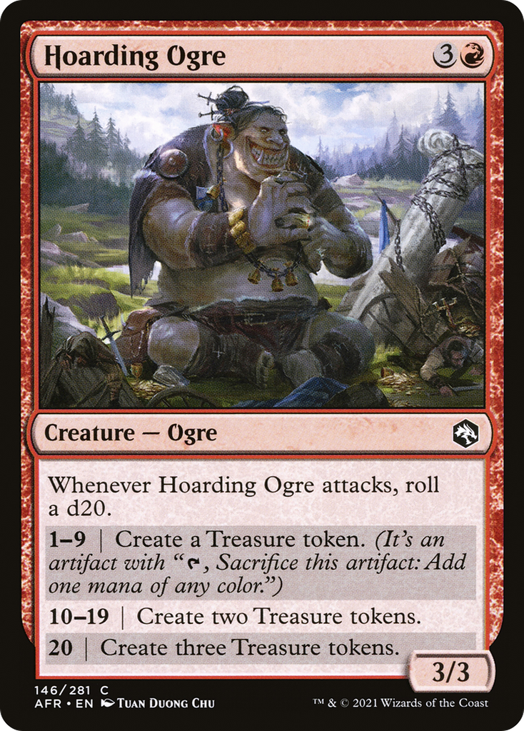 Magic: The Gathering - Hoarding Ogre - Adventures in the Forgotten Realms
