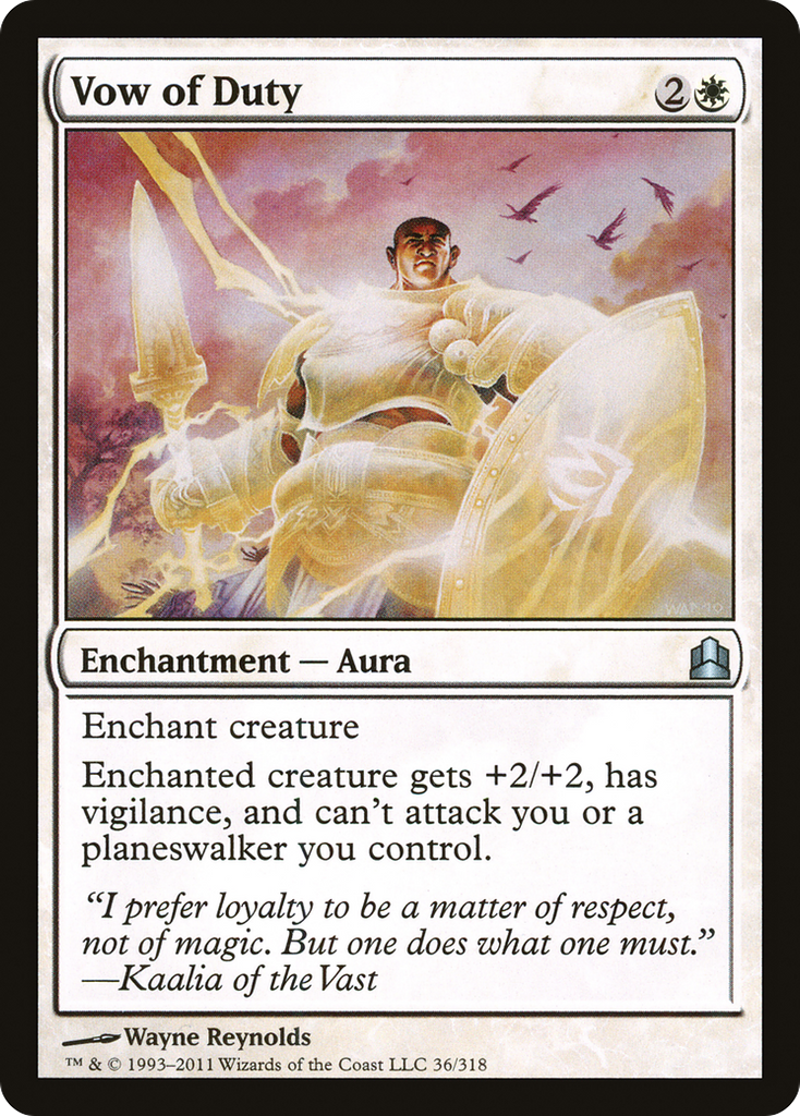 Magic: The Gathering - Vow of Duty - Commander 2011