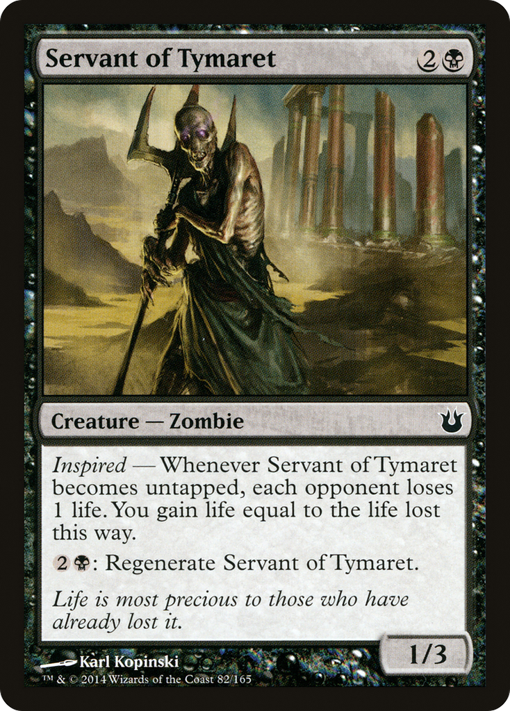 Magic: The Gathering - Servant of Tymaret - Born of the Gods
