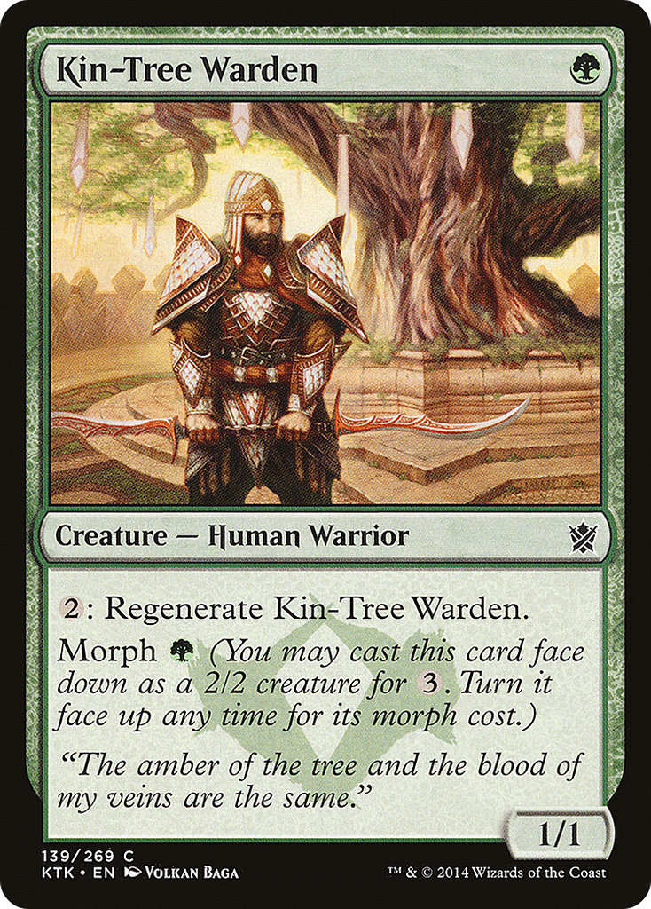 Magic: The Gathering - Kin-Tree Warden - Khans of Tarkir