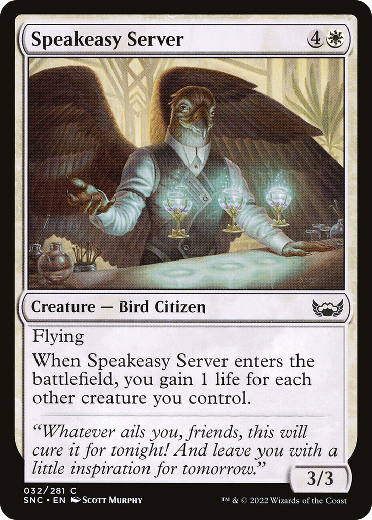 Magic: The Gathering - Speakeasy Server Foil - Streets of New Capenna