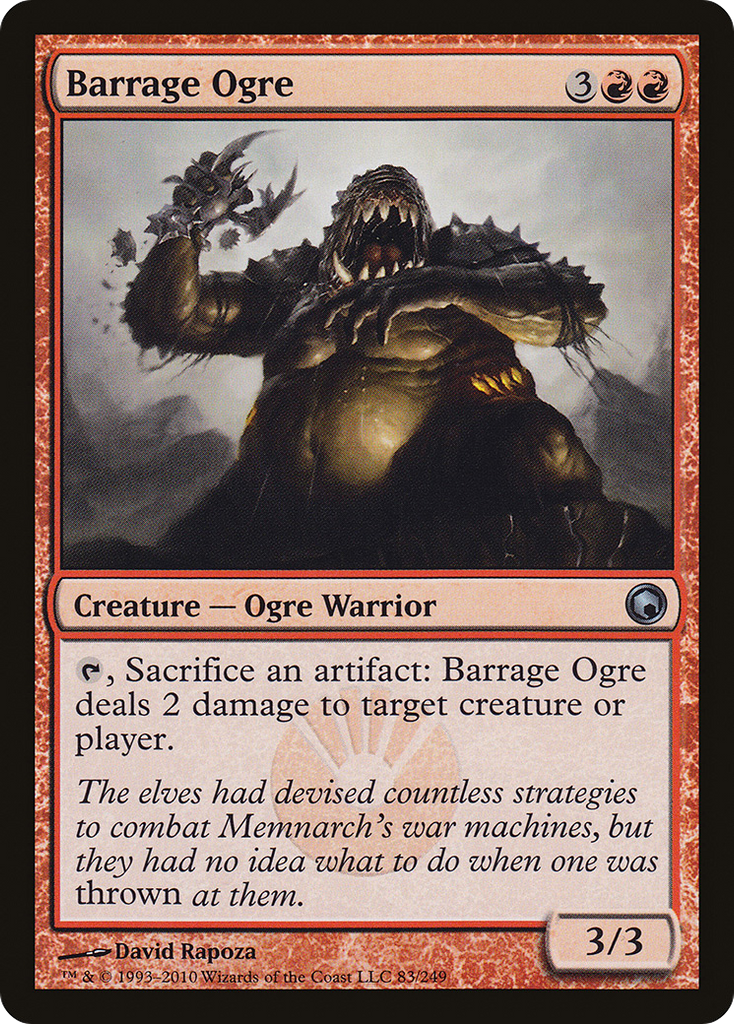 Magic: The Gathering - Barrage Ogre - Scars of Mirrodin