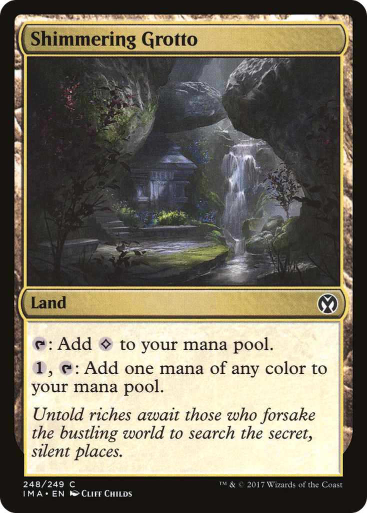Magic: The Gathering - Shimmering Grotto - Iconic Masters