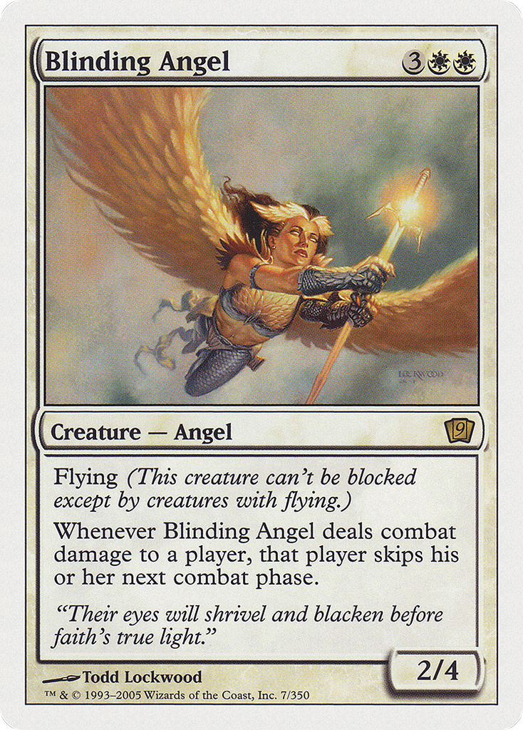Magic: The Gathering - Blinding Angel - Ninth Edition