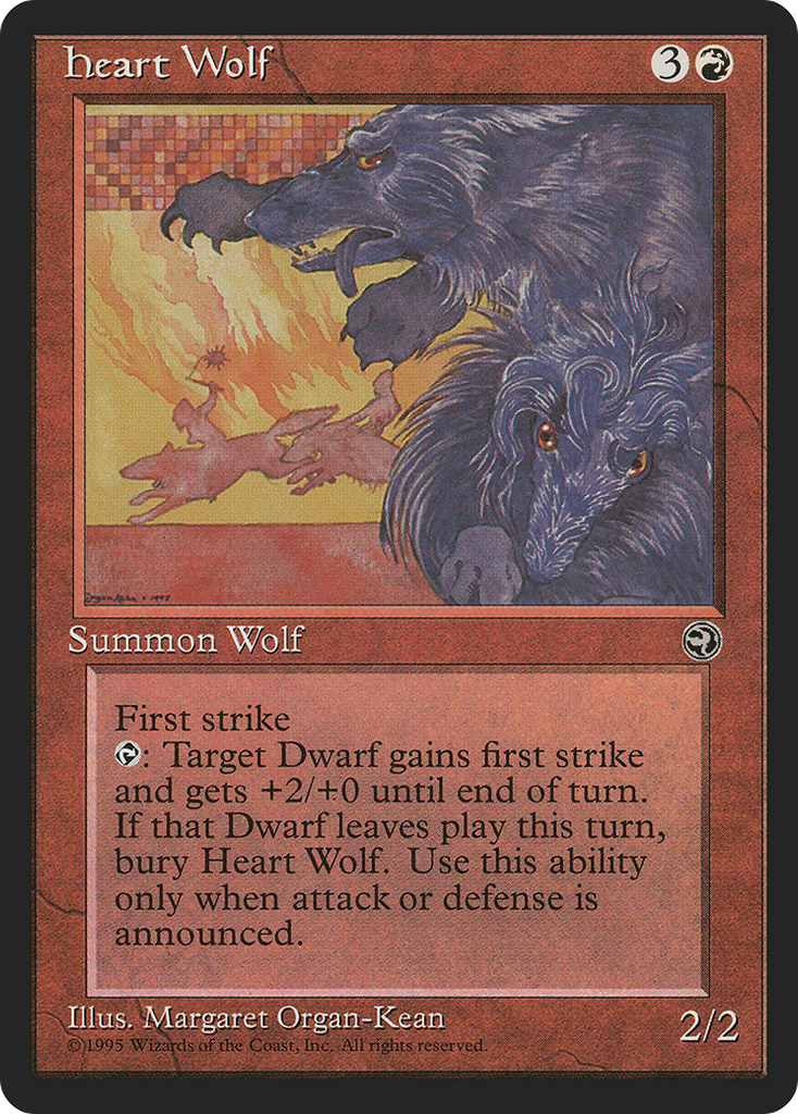 Magic: The Gathering - Heart Wolf - Homelands