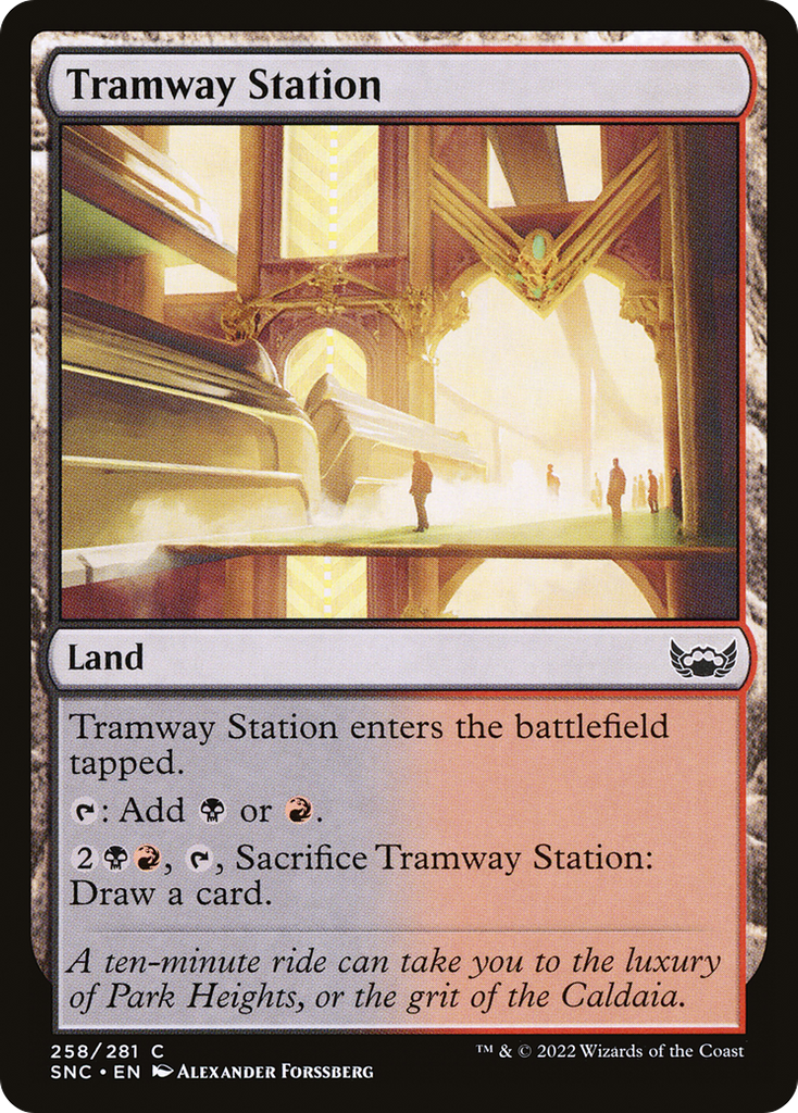 Magic: The Gathering - Tramway Station - Streets of New Capenna