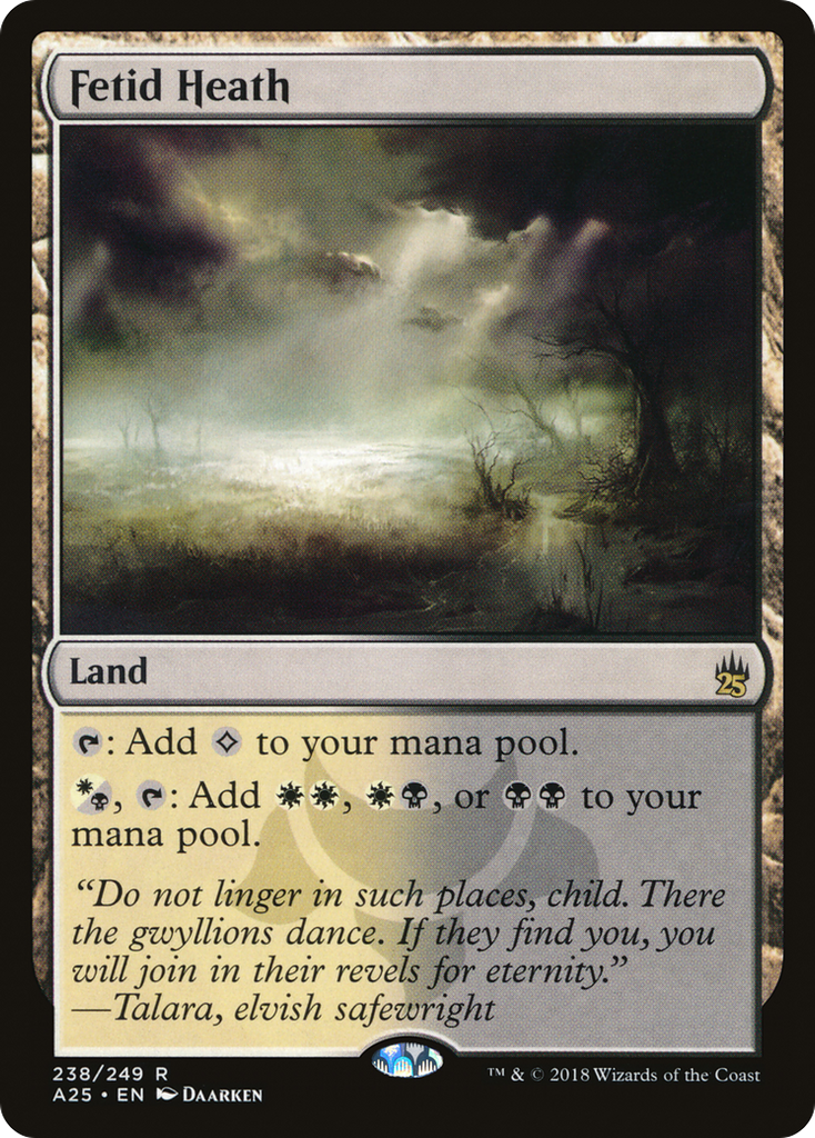 Magic: The Gathering - Fetid Heath - Masters 25