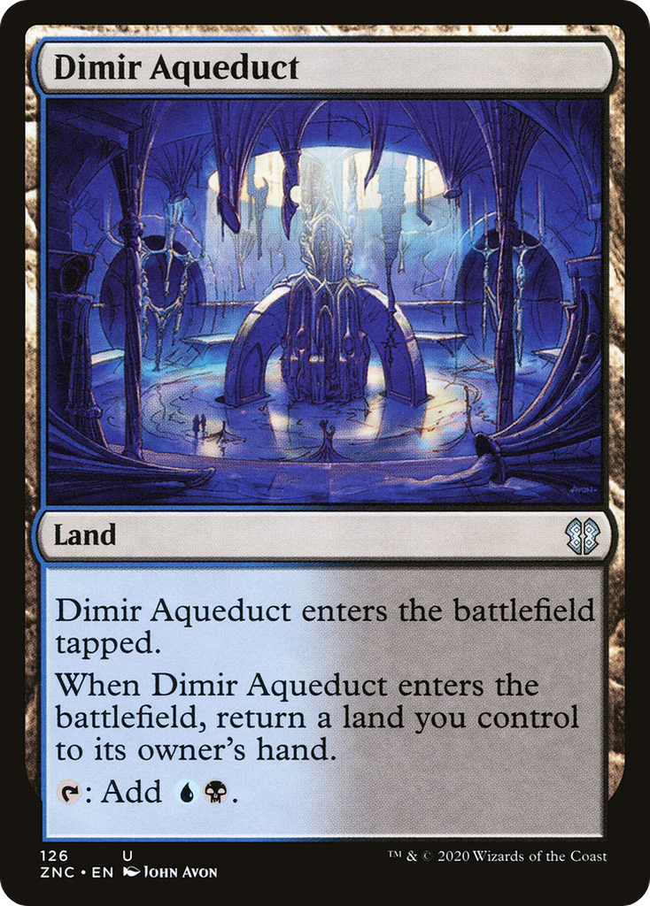 Magic: The Gathering - Dimir Aqueduct - Zendikar Rising Commander