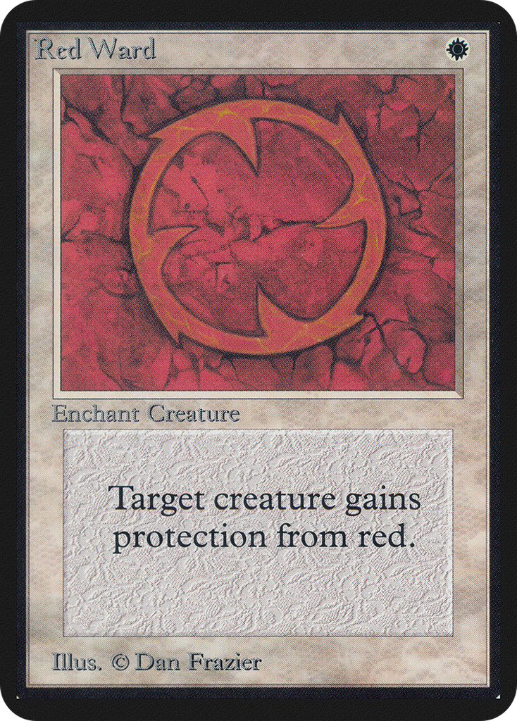 Magic: The Gathering - Red Ward - Limited Edition Alpha