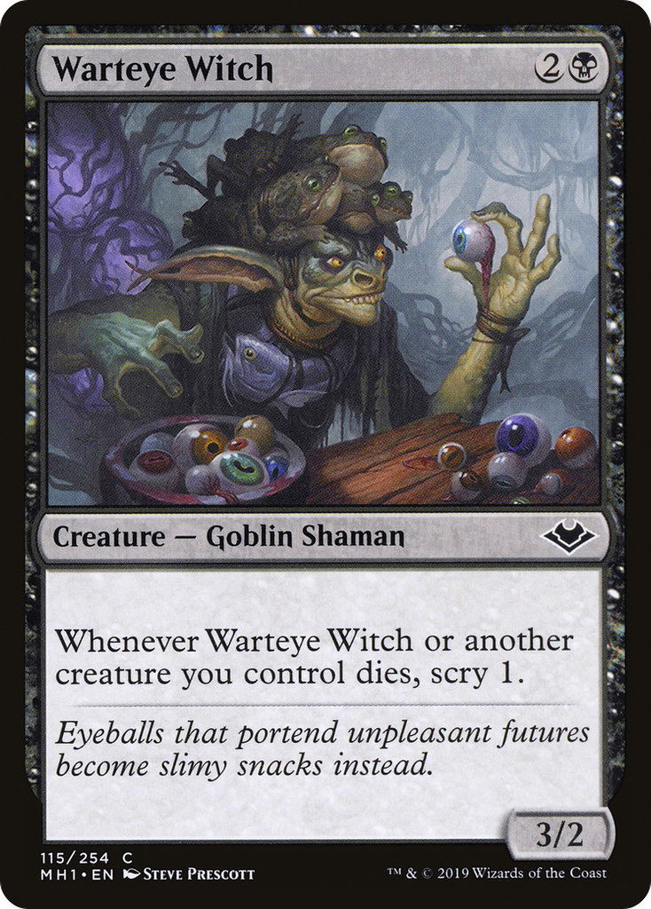 Magic: The Gathering - Warteye Witch Foil - Modern Horizons