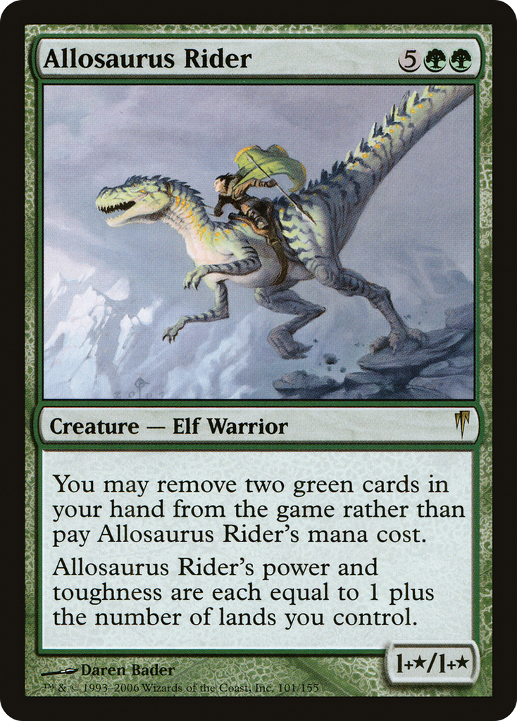 Magic: The Gathering - Allosaurus Rider - Coldsnap