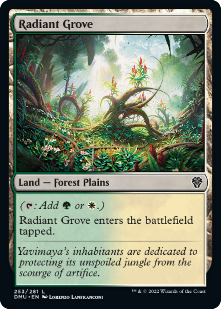 Magic: The Gathering - Radiant Grove Foil - Dominaria United