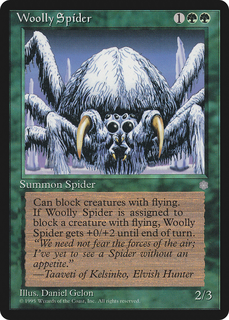 Magic: The Gathering - Woolly Spider - Ice Age