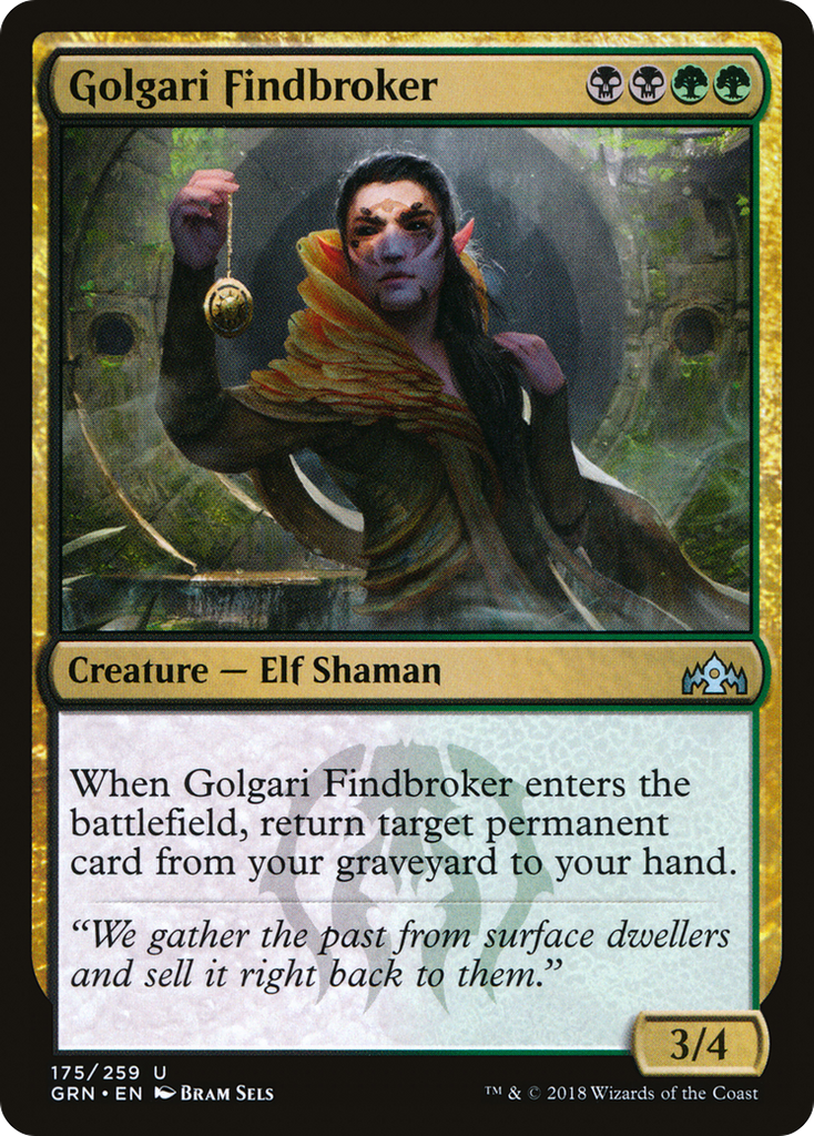 Magic: The Gathering - Golgari Findbroker - Guilds of Ravnica