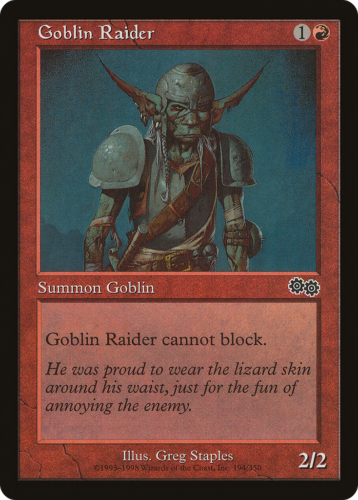 Magic: The Gathering - Goblin Raider - Urza's Saga