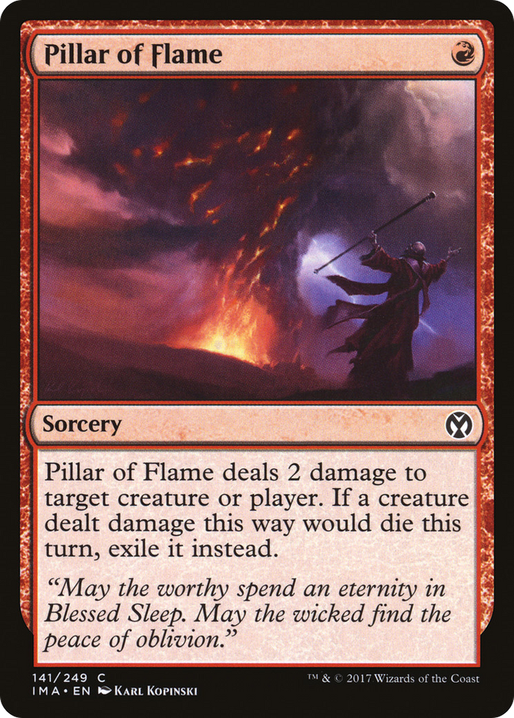 Magic: The Gathering - Pillar of Flame - Iconic Masters
