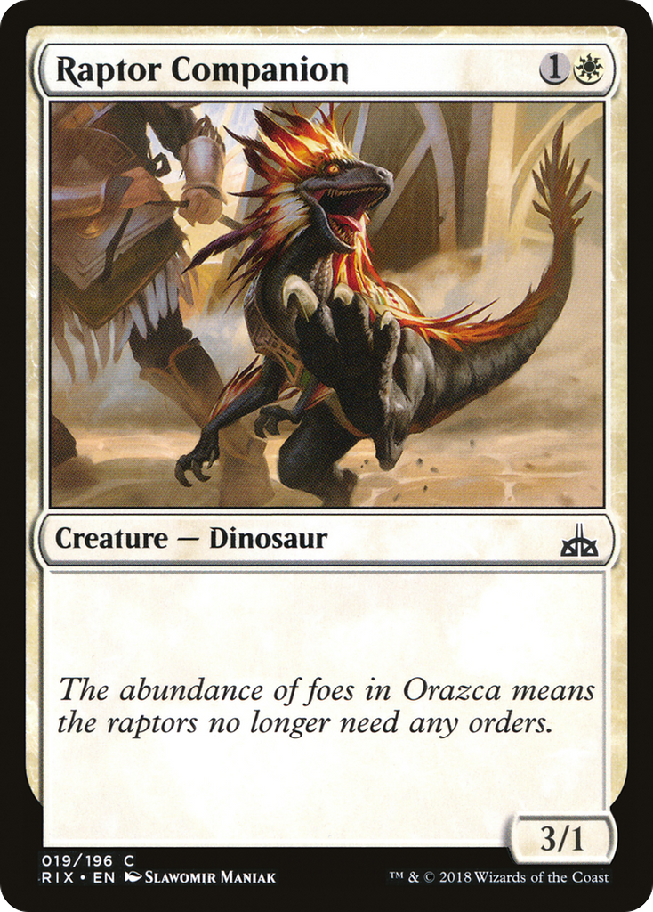 Magic: The Gathering - Raptor Companion - Rivals of Ixalan