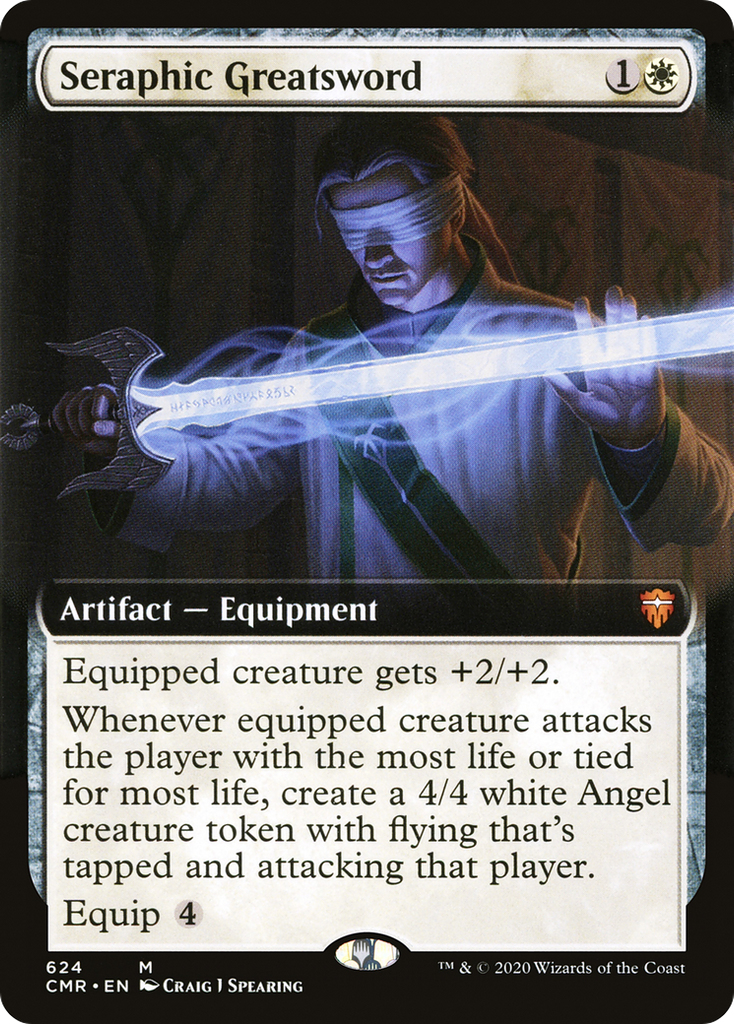 Magic: The Gathering - Seraphic Greatsword Foil - Commander Legends