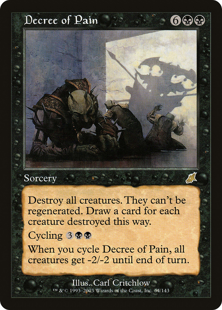 Magic: The Gathering - Decree of Pain - Scourge