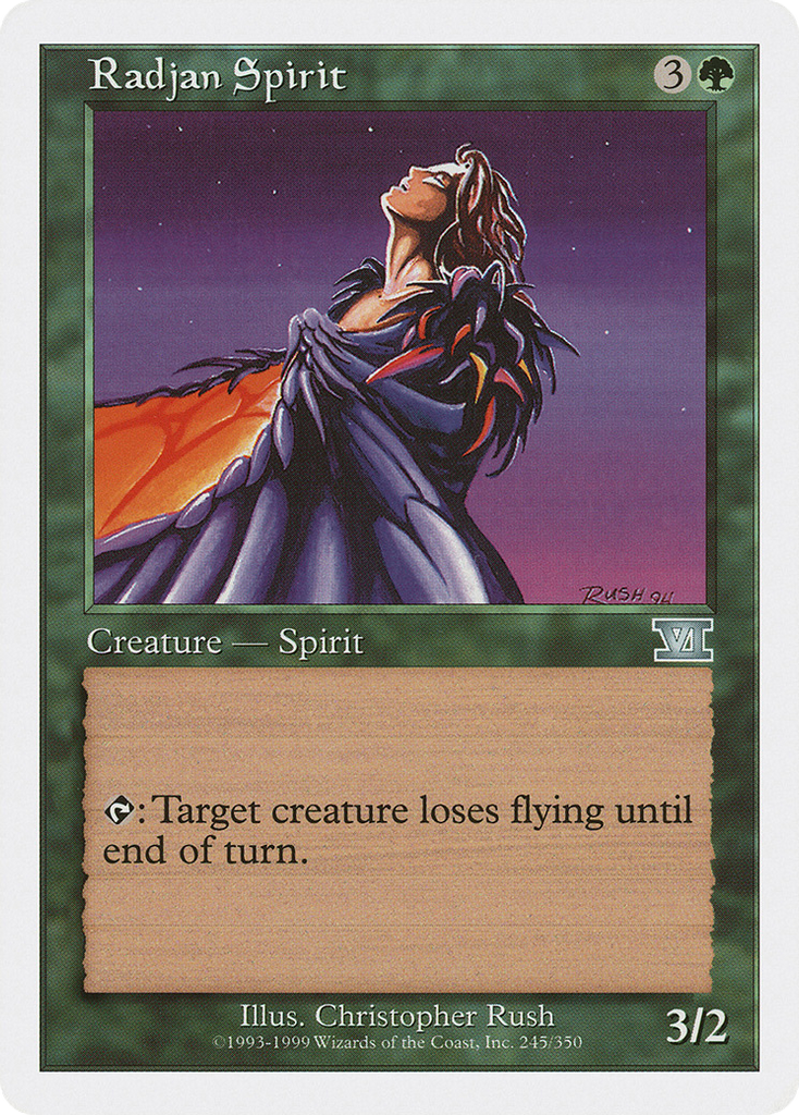 Magic: The Gathering - Radjan Spirit - Classic Sixth Edition