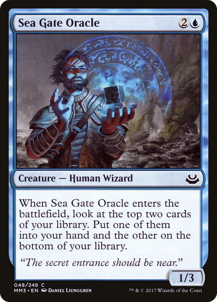 Magic: The Gathering - Sea Gate Oracle - Modern Masters 2017