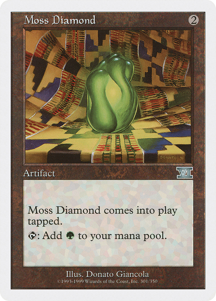 Magic: The Gathering - Moss Diamond - Classic Sixth Edition