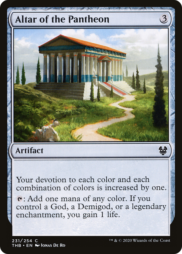 Magic: The Gathering - Altar of the Pantheon Foil - Theros Beyond Death