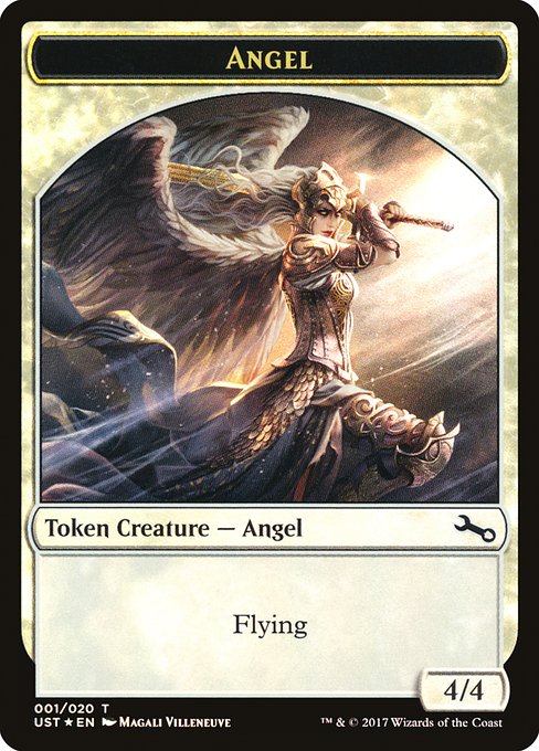 Magic the Gathering - Angel // Angel Token Foil - Unstable Tokens