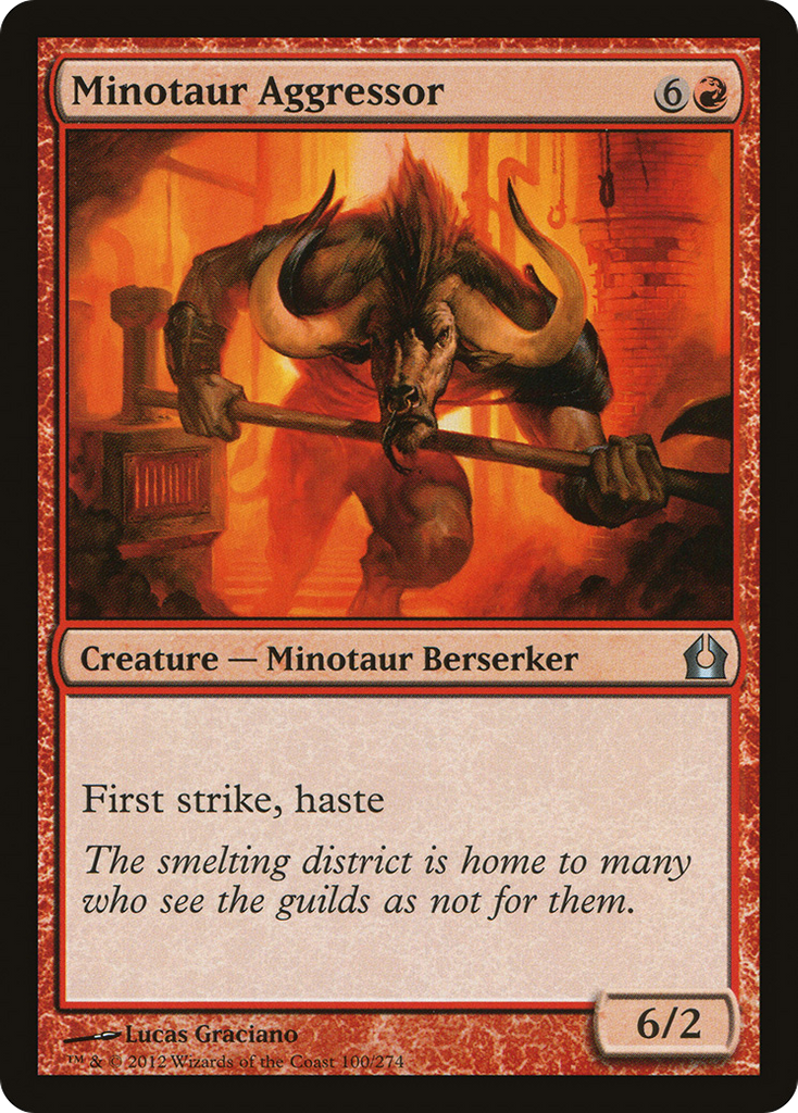 Magic: The Gathering - Minotaur Aggressor - Return to Ravnica