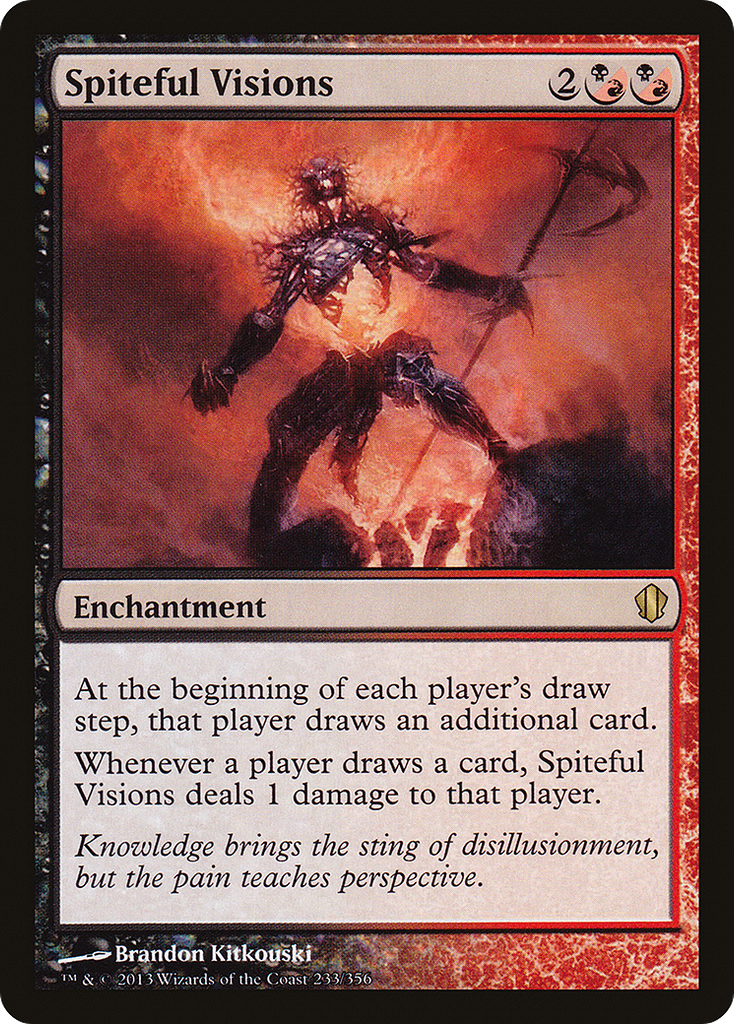 Magic: The Gathering - Spiteful Visions - Commander 2013