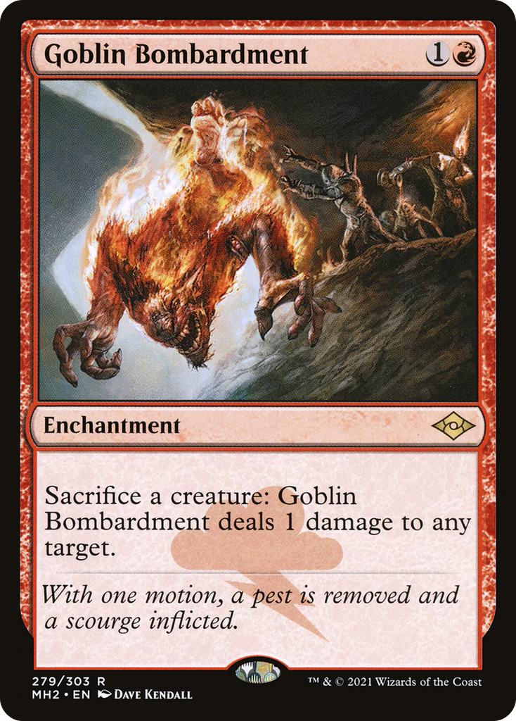 Magic: The Gathering - Goblin Bombardment Foil - Modern Horizons 2