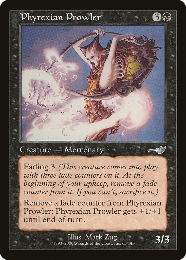 Magic: The Gathering - Phyrexian Prowler - Nemesis