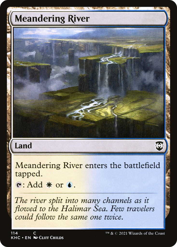 Magic: The Gathering - Meandering River - Kaldheim Commander