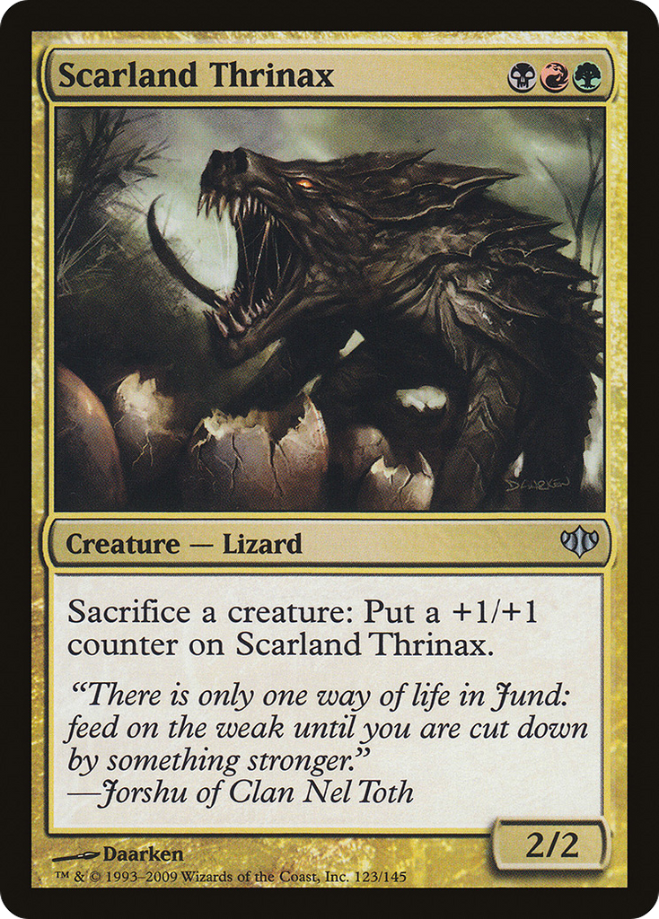 Magic: The Gathering - Scarland Thrinax - Conflux