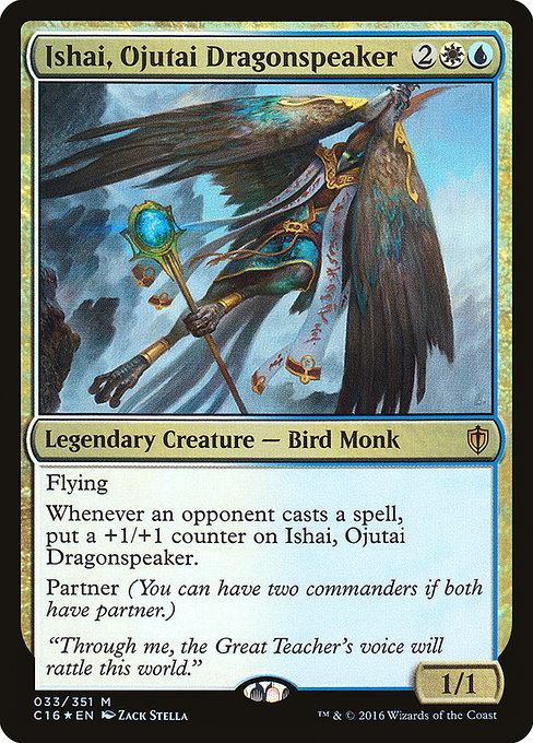 Magic the Gathering - Ishai, Ojutai Dragonspeaker Foil - Commander 2016