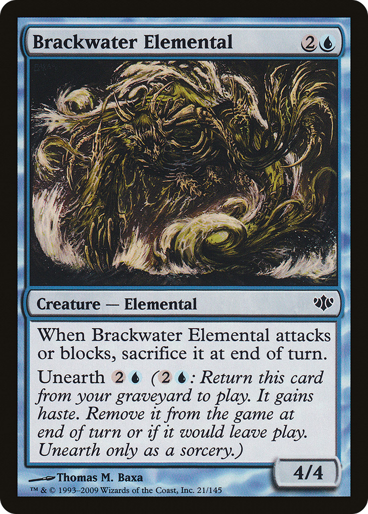 Magic: The Gathering - Brackwater Elemental - Conflux