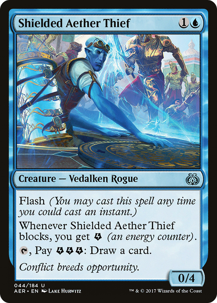 Magic: The Gathering - Shielded Aether Thief - Aether Revolt