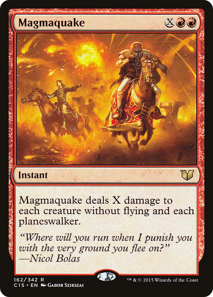 Magic: The Gathering - Magmaquake - Commander 2015