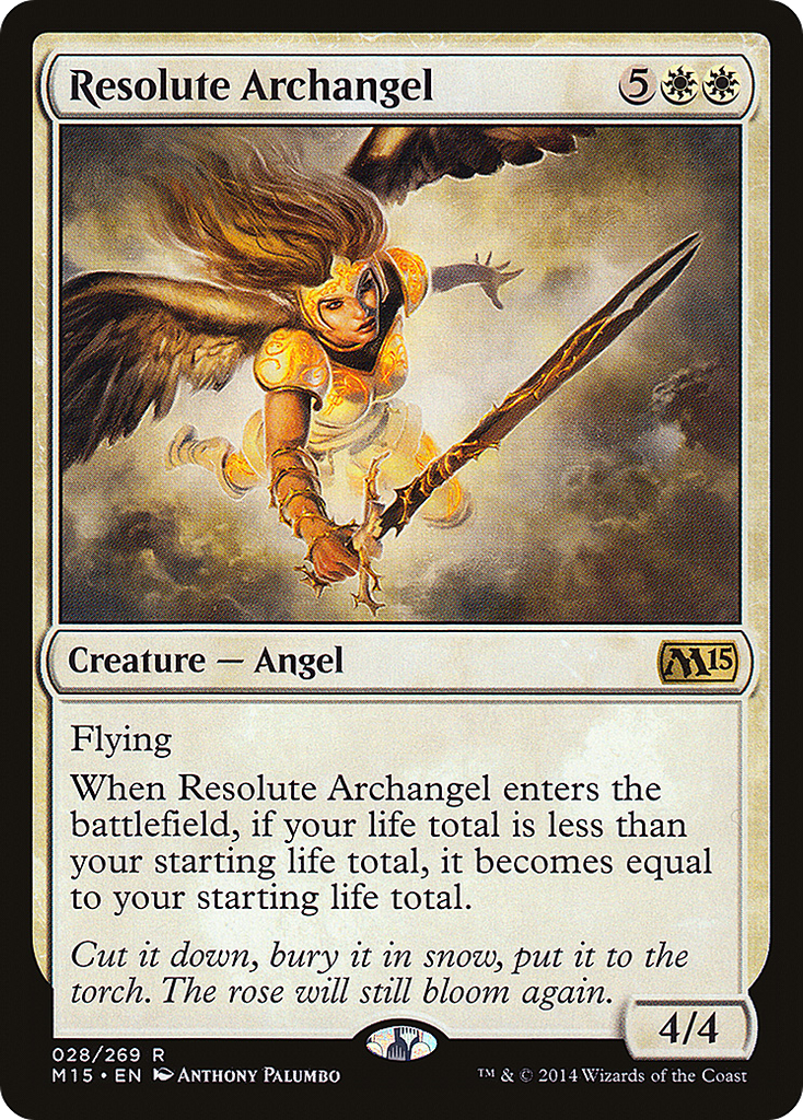 Magic: The Gathering - Resolute Archangel - Magic 2015