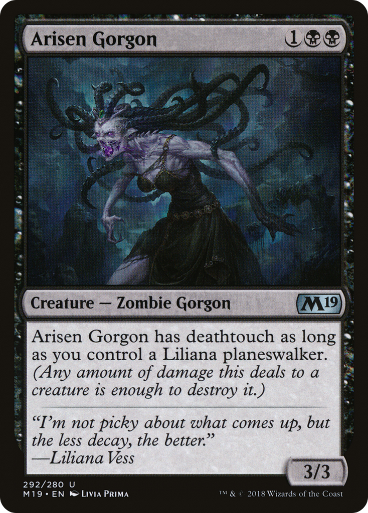 Magic: The Gathering - Arisen Gorgon - Core Set 2019