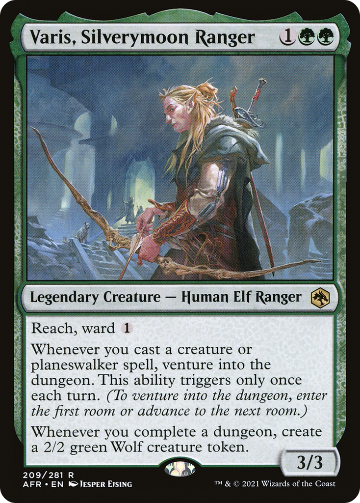 Magic: The Gathering - Varis, Silverymoon Ranger - Adventures in the Forgotten Realms