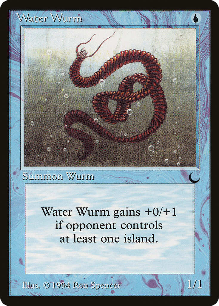 Magic: The Gathering - Water Wurm - The Dark
