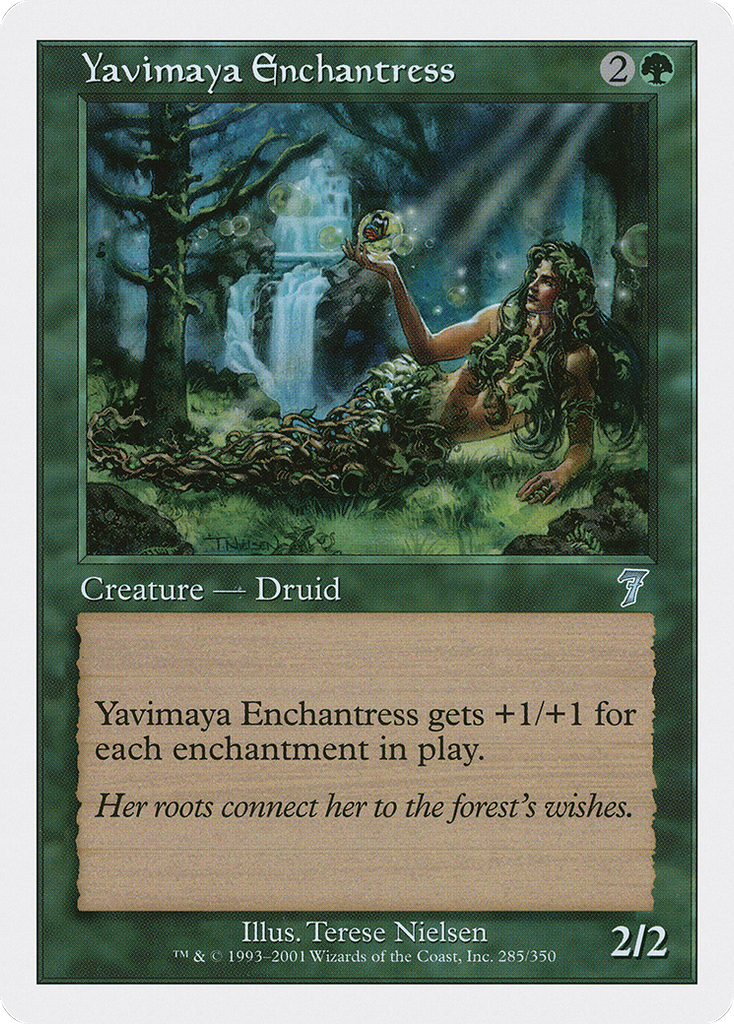 Magic: The Gathering - Yavimaya Enchantress - Seventh Edition